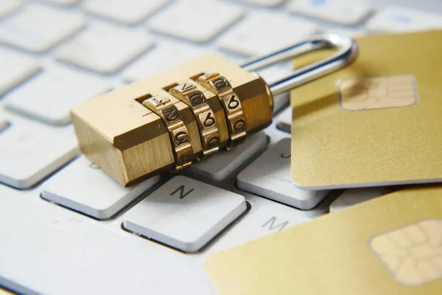 Lock representing privacy and protected information