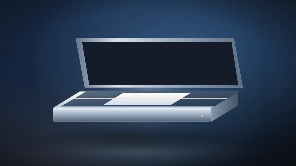 Flatbed document scanner with a scan beam