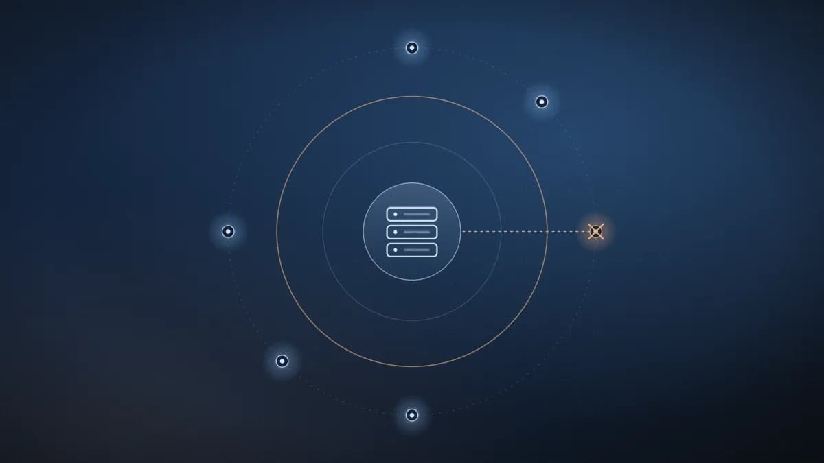 Concentric protection rings around a secured core with one probe at the perimeter