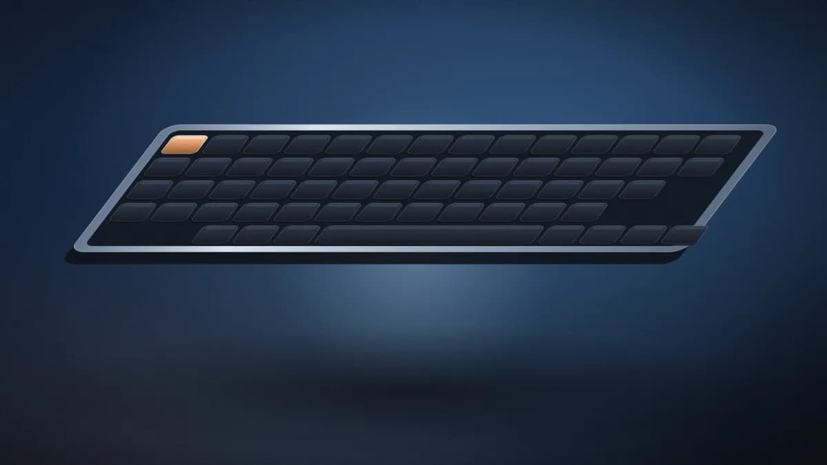 Business keyboard on a professional desk