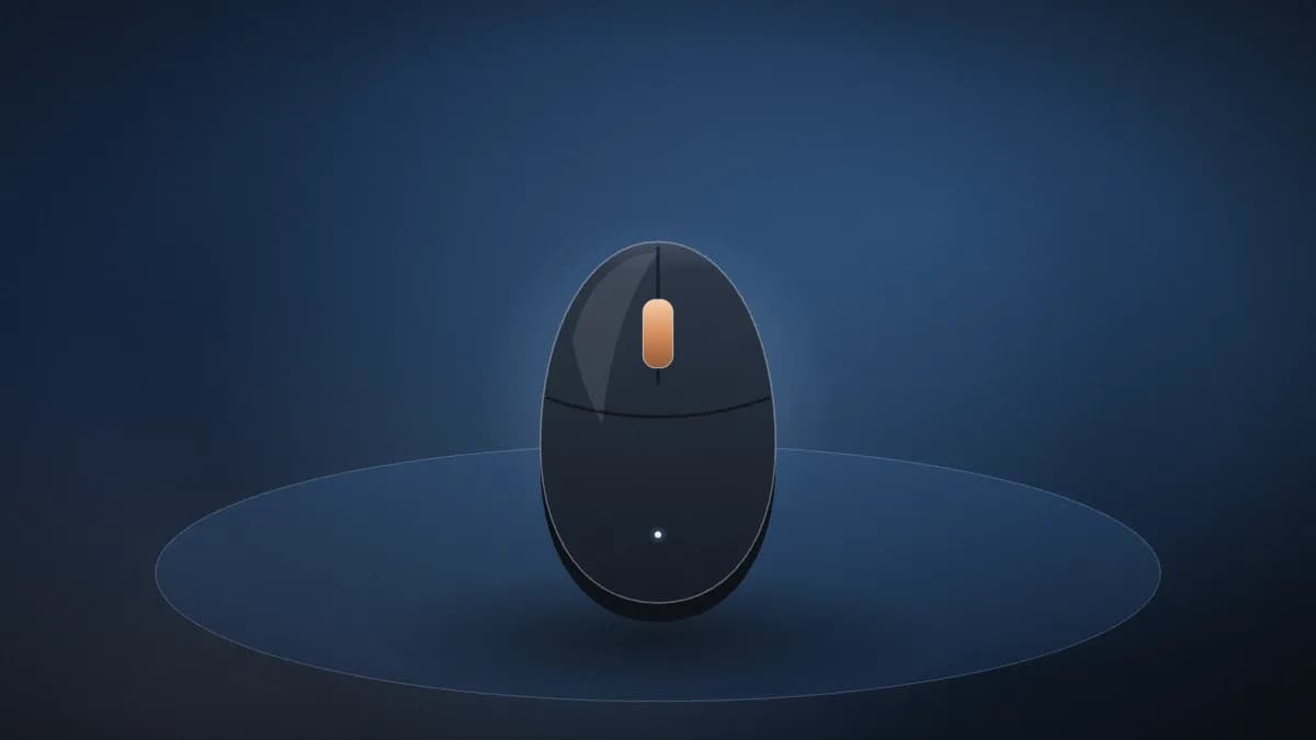 Business mouse on a professional desk